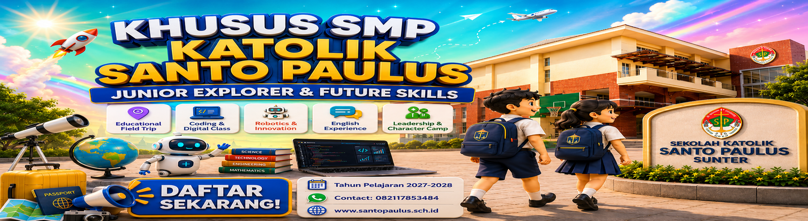 Program Junior Explorer dan Future Skills SMP Katolik Santo Paulus